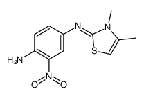 4-[(3,4-dimethyl-1,3-thiazol-2-ylidene)amino]-2-nitroaniline Structure