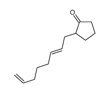 2-octa-2,7-dienylcyclopentan-1-one结构式