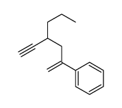 4-ethynylhept-1-en-2-ylbenzene Structure