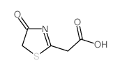 2-Thiazoleacetic acid, 4,5-dihydro-4-oxo- (9CI)结构式