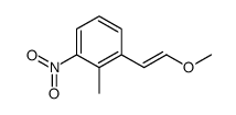 1-(2-methoxyethenyl)-2-methyl-3-nitrobenzene结构式