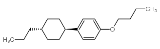 trans-1-butoxy-4-(4-propylcyclohexyl)benzene Structure