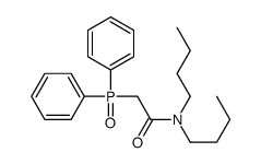 N,N-dibutyl-2-diphenylphosphorylacetamide Structure