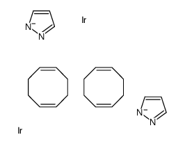 BIS(1,5-CYCLOOCTADIENE)BIS(1H-PYRAZOLATO)DIIRIDIUM结构式