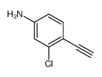 3-氯-4-炔基苯胺结构式