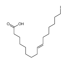 16-iodo-9-hexadecenoic acid结构式