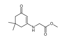 methyl 2-((5,5-dimethyl-3-oxocyclohex-1-en-1-yl)amino)acetate结构式