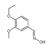 4-ETHOXY-3-METHOXY-BENZALDEHYDE OXIME Structure