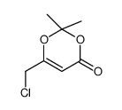 6-(chloromethyl)-2,2-dimethyl-1,3-dioxin-4-one Structure