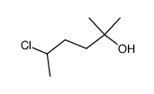 2-methyl-5-chloro-2-hexanol结构式