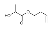 but-3-enyl 2-hydroxypropanoate Structure