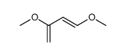 (1E)-1,3-dimethoxy-1,3-butadiene结构式