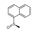 1-[(R)-methylsulfinyl]naphthalene结构式