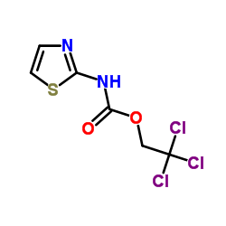 2,2,2-Trichloroethyl 1,3-thiazol-2-ylcarbamate Structure