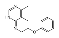 5,6-dimethyl-N-(2-phenoxyethyl)pyrimidin-4-amine Structure