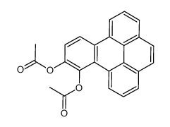 (9-acetyloxybenzo[e]pyren-10-yl) acetate Structure