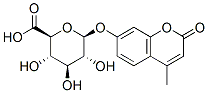 4-Methylumbelliferyl beta-glucuronide结构式