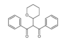 1,3-DIPHENYL-2-(TETRAHYDRO-2H-PYRAN-2-YL)PROPANE-1,3-DIONE结构式