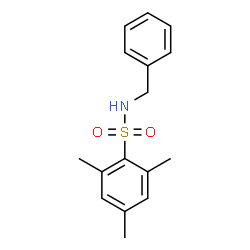 Benzenesulfonamide, 2,4,6-trimethyl-N-(phenylmethyl)-结构式