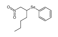 1-nitromethylpentyl phenyl selenide Structure