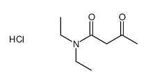 N,N-diethyl-3-oxobutyramide hydrochloride结构式