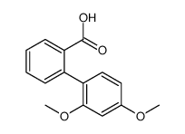 2-(2,4-dimethoxyphenyl)benzoic acid结构式