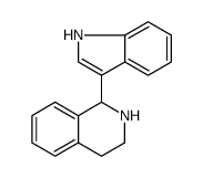 Isoquinoline, 1,2,3,4-tetrahydro-1-(1H-indol-3-yl) Structure