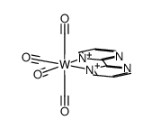 W(CO)4(2,2'-bipyrimidine) Structure