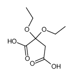 2,2-diethoxy-succinic acid Structure