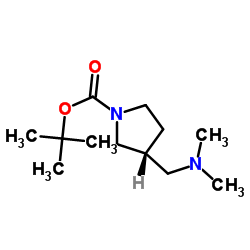 (R)-1-Boc-3-((dimethylamino)methyl)pyrrolidine picture