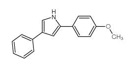 2-(4-methoxyphenyl)-4-phenyl-1H-pyrrole Structure