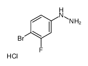 (4-Bromo-3-fluorophenyl)-hydrazine*HCl结构式