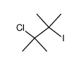 2-chloro-3-iodo-2,3-dimethylbutane结构式