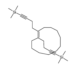 (E)-1,2-bis(4-(trimethylsilyl)-3-butynyl)cyclododecene Structure