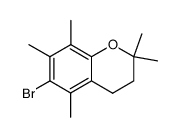 6-bromo-2,2,5,7,8-pentamethyl-chroman Structure