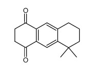 5,5-dimethyl-2,3,5,6,7,8-hexahydro-1,4-anthraquinone结构式
