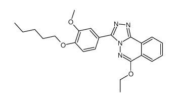 6-ethoxy-3-(3-methoxy-4-pentoxyphenyl)-[1,2,4]triazolo[3,4-a]phthalazine Structure