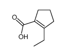 2-ethylcyclopentene-1-carboxylic acid结构式