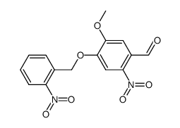5-methoxy-2-nitro-4-(2-nitro-benzyloxy)-benzaldehyde Structure