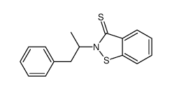 2-(1-phenylpropan-2-yl)-1,2-benzothiazole-3-thione Structure