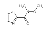 N-METHOXY-N-METHYL-THIAZOLE-2-CARBOXAMIDE structure