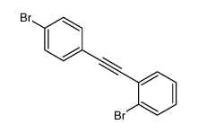 1-bromo-2-[2-(4-bromophenyl)ethynyl]benzene结构式