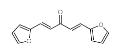 1,5-双-(2-呋喃)-1,4-戊二烯-3-酮结构式