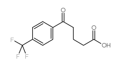 5-OXO-5-(4-TRIFLUOROMETHYLPHENYL)VALERIC ACID结构式