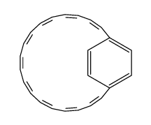bicyclo[18.2.2]tetracosa-1(22),2,4,6,8,10,12,14,16,18,20,23-dodecaene结构式
