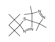 1,1,3,3,7,7,10,10-Octamethyl-5-thia-8,9,11,12-tetraazadispiro(3.1.4.2)dodeca-8,11-dien结构式