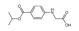 4-(Carboxymethyl-amino)-benzoic acid isopropyl ester结构式