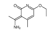 3-(1-aminoethylidene)-6-ethoxy-4-methylpyridin-2-one Structure