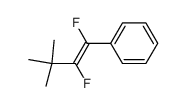 difluoro-1,2 dimethyl-3,3 phenyl-1 butene-(E) Structure