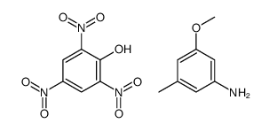 3-methoxy-5-methylaniline,2,4,6-trinitrophenol结构式